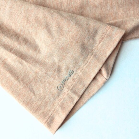 PING Mens Size Large Peach SensorCool Golf Polo - Picture 4 of 6